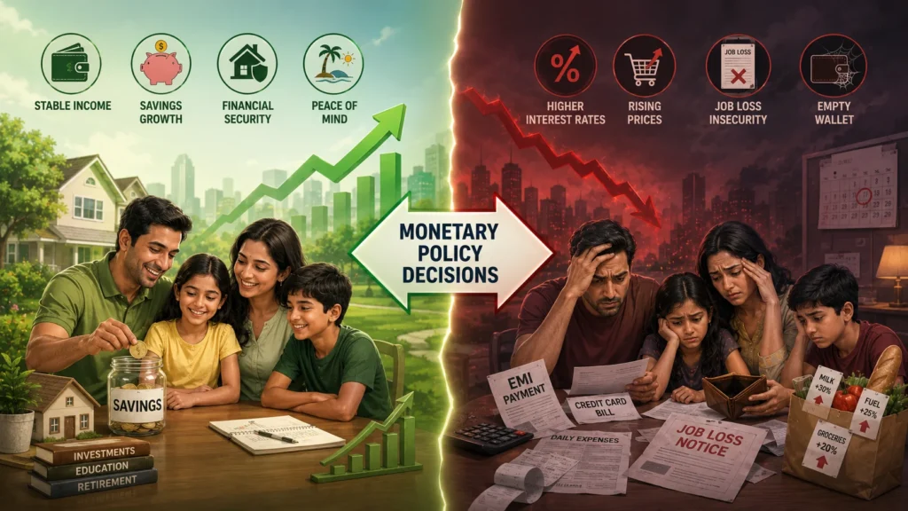 How monetary policy affects common people: Impact on salary, loans, EMI, savings, inflation, and daily cost of living
