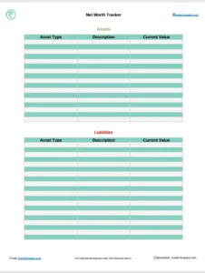 Networth Tracker