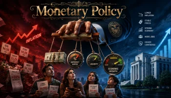 Monetary policy explained: How central banks control money supply, interest rates, inflation, and impact on common people savings, loans, and daily life
