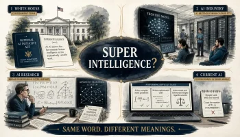 AI super intelligence explained through four meanings of the term